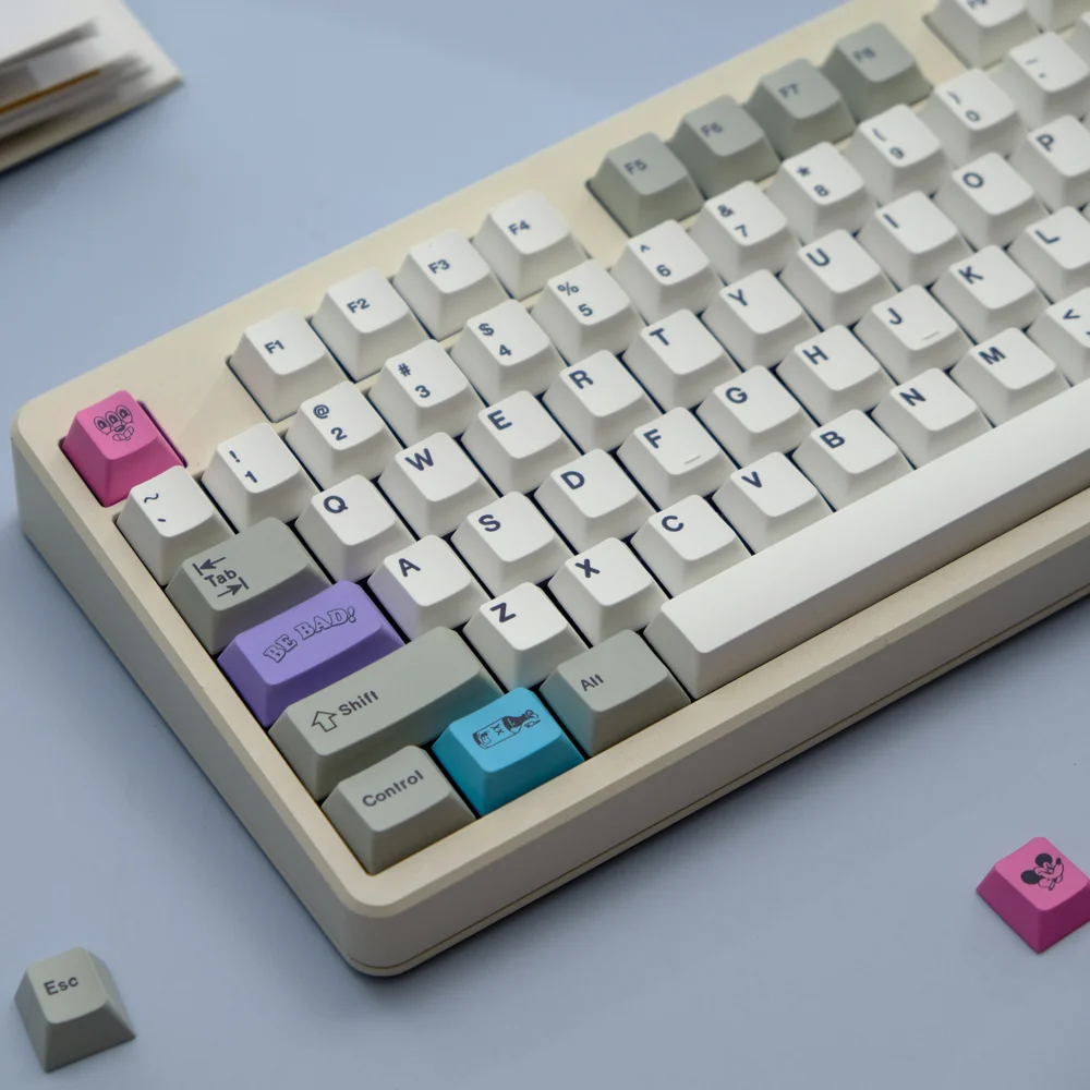 Колпачки для клавиш PBT GMK CYL Cherry Profile Dye Sublimation PBT Keycap для механической клавиатуры MX F75 F99 RK84 GMK67 87 96 108