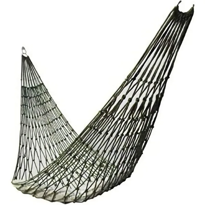 Mesh Hammock Portable Simple Hammock Swing Chair Portable Garden Outdoor Thickened Nylon Rope Hammock Indoor