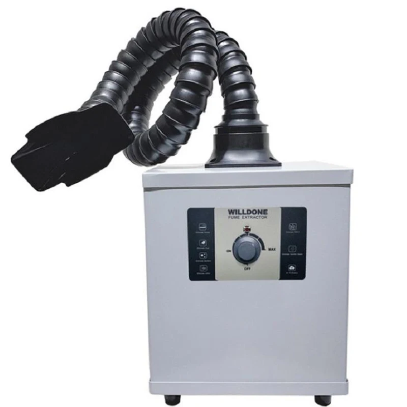 

0528Cleanroom Single Arm Fume Extractor Smoke Purifying Filter,Soldering Welding Collector Air Filters