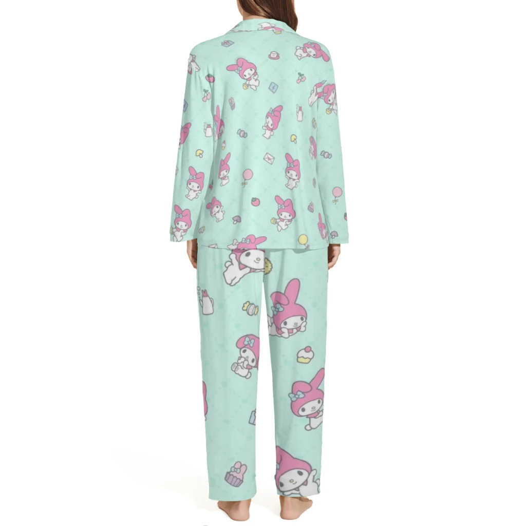 Pijama blanco Sanrio, patrones seleccionados de Minso, estilo lindo