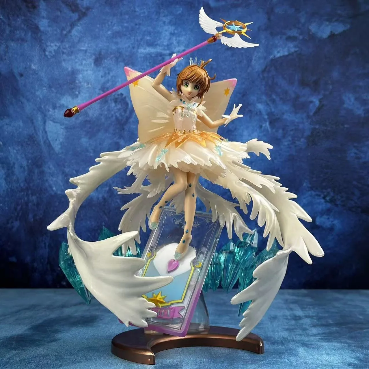 

32CM Cardcaptor Sakura Anime Figure Clear Card Sakura Kinomoto Sakura 1/7 Pvc Action Figure Model Toys
