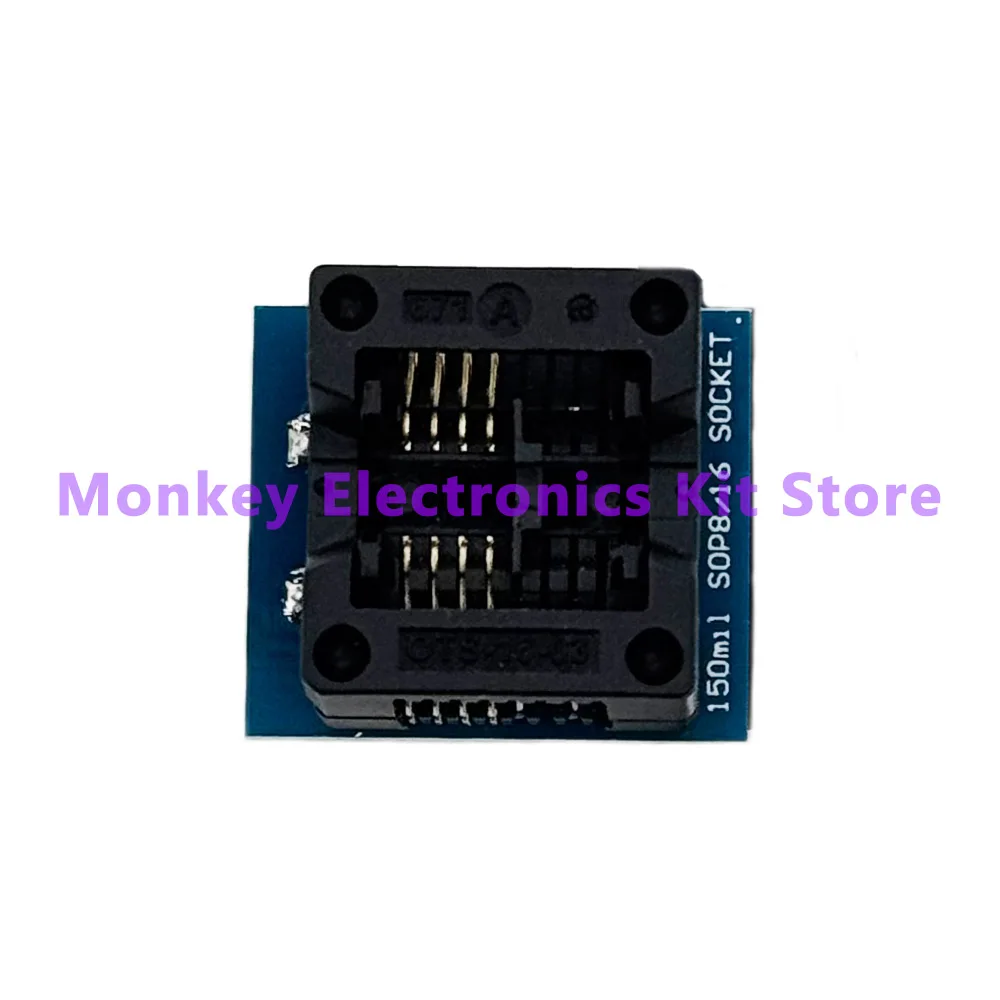 CH341A/B Programmeur adapter+SOP8 clip+SOIC8 adapter met kabel+1.8V adapter CH341A EEPROM Flash BIOS USB programmeur ZIF adapter