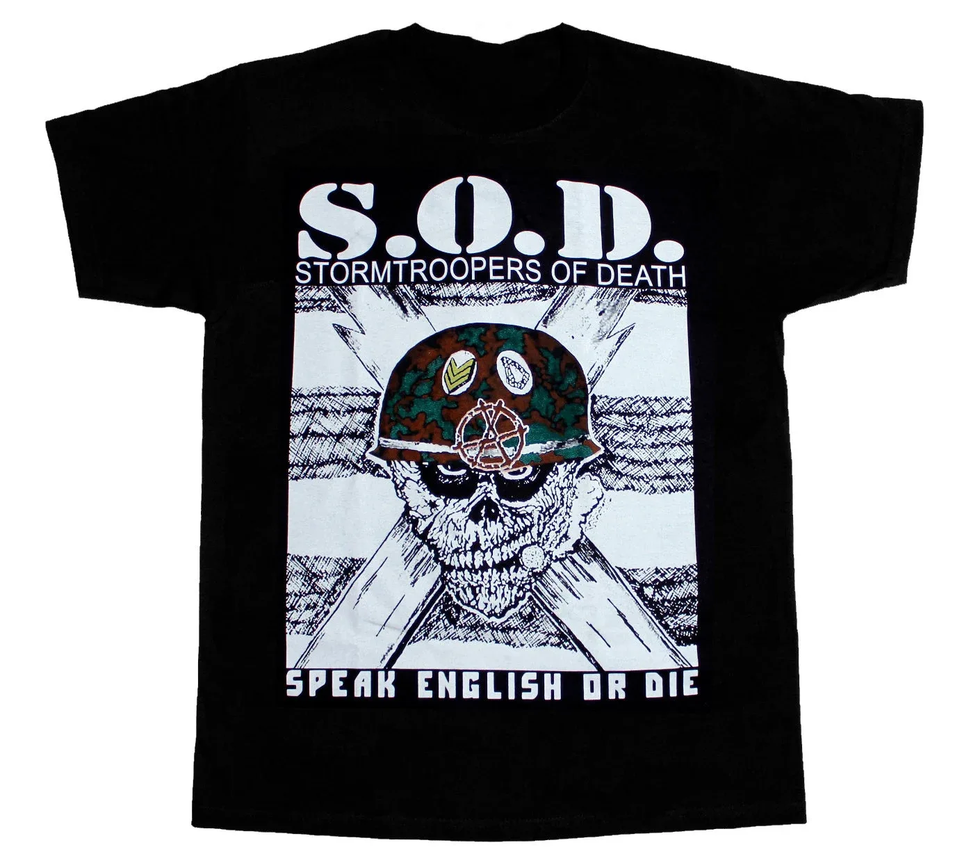 Rare S.O.D. Stormtroopers of Death Band Black All Size Unisex T-Shirt TMB671