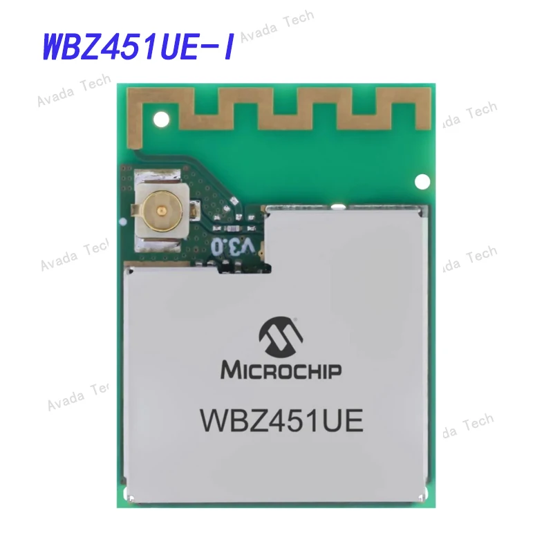 10PCS/Lot WBZ451UE-I SoC BLE multiprotocol module, shielded, U.FL antenna, Industrial Temp