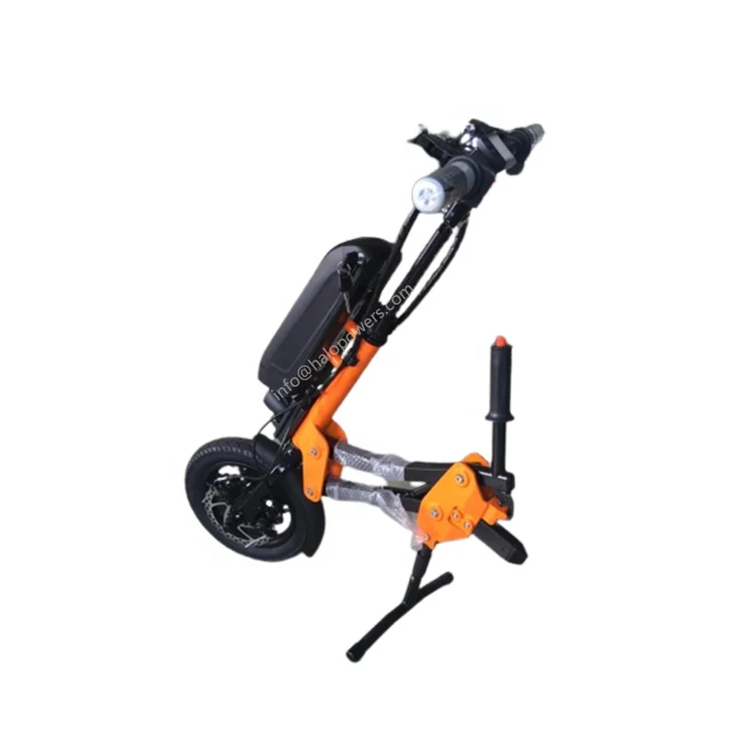 Coofull Electric Wheelchair Handcycle for Disabled 250w Electric Attachment Handcycle for Wheelchair