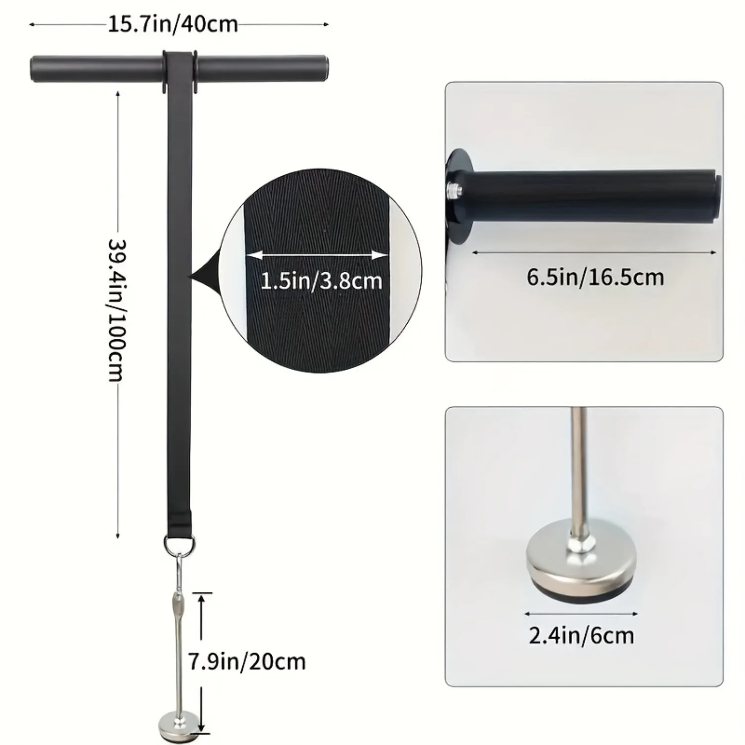 قطعة واحدة لتقوية عضلات معصمك والساعد مع أداة سحب قوة المعصم هذه - مثالية لرفع الأثقال واللياقة البدنية والتدريبات