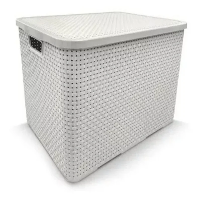 

Rattan Organizer Box 70 Litres White Boxes, Boxes and Baskets Decorative Boxes