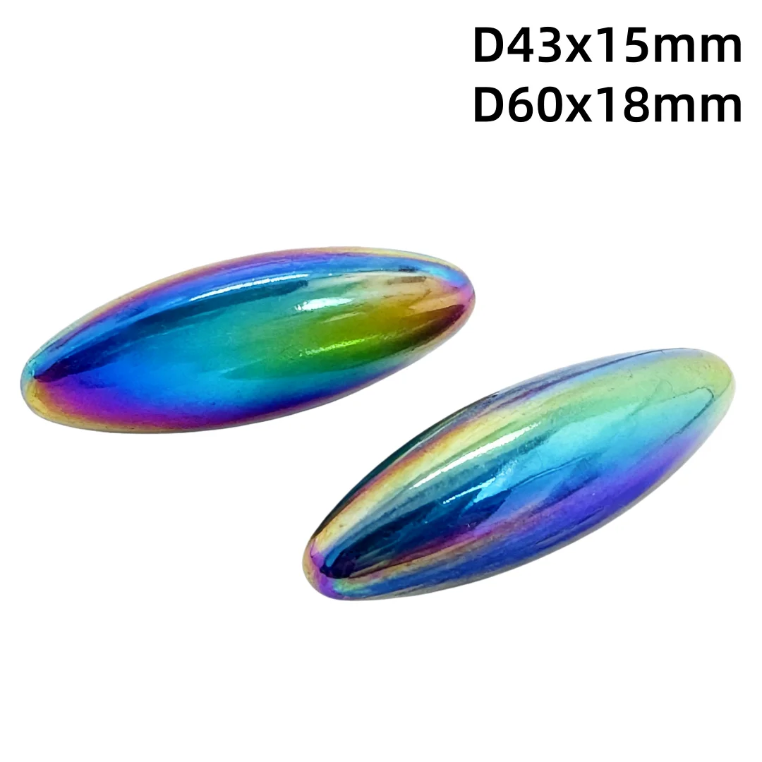 D43x15 Mm Strong Magnetic Ferrite Magnet Exploring Magnetic Science Toys Polishing Colored Olive Magnets D60x18