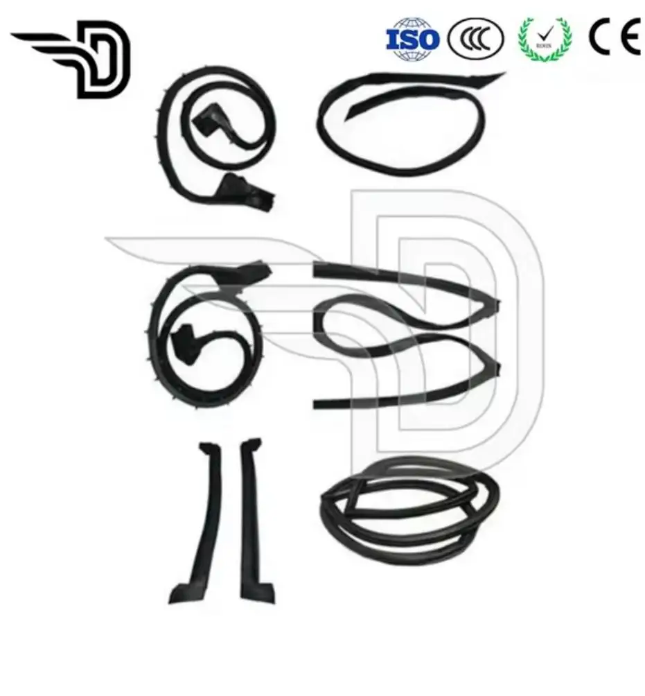 

3pcs AP02 GM9096GGW 9096GGW For 90-96 Corvette C4 Coupe Full Weatherstrip Kit Brand New Set Weather Strip Seal