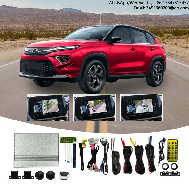 

Car 360 Degree Camera Bird Eye 3D Panoramic View AVM Surround Reverse System For Suzuki Toyota Urban Cruiser Hyryder