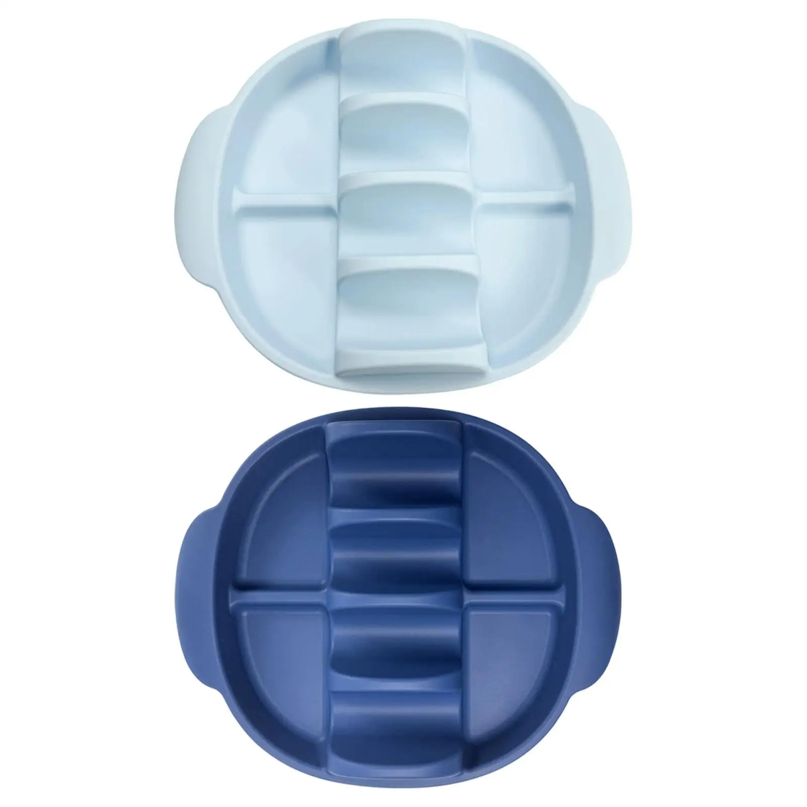 Taco Holder Serving Tray, Non Slip Kitchen Gadgets Plate Taco Plate with Slots for Camping Party Buffets Home Takeout Picnic