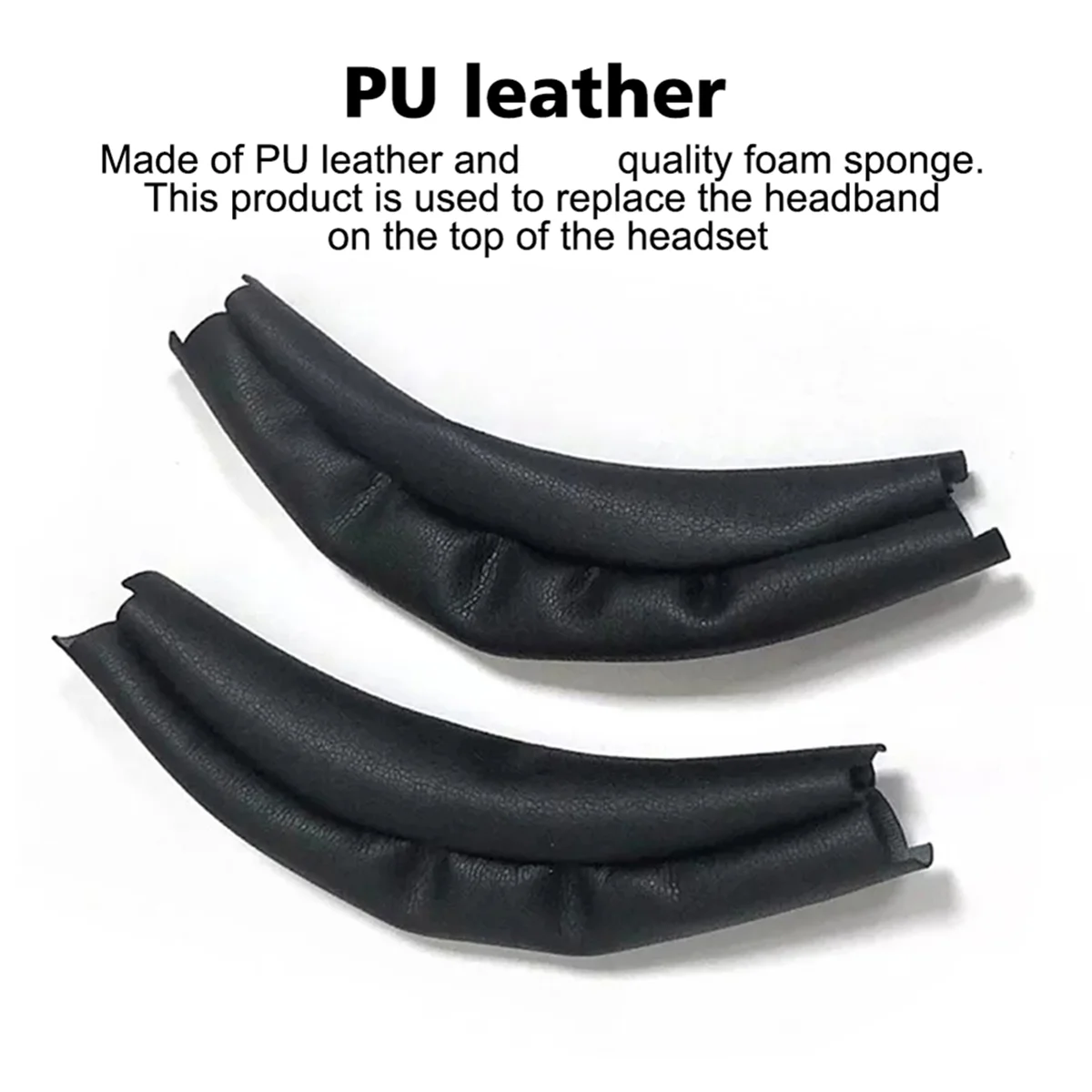 Vervangende hoofdband voor Sony WH-1000XM4 1000XM3 draadloze hoofdtelefoon XM4 XM3 hoofdbandhoes Memory Foam kussen wit