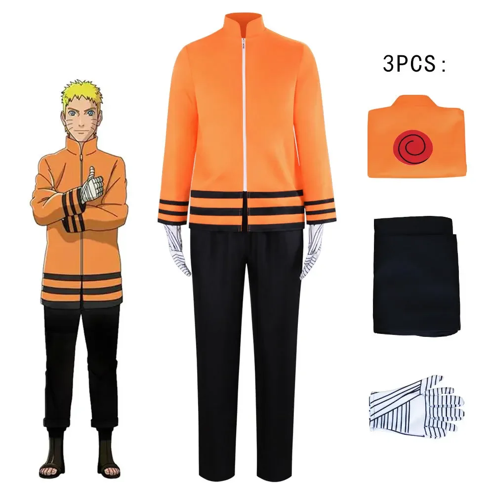 

Uzumaki Naruto Cosplay Anime Costume For Man