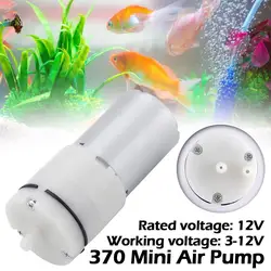 370 Mini Air Pump Electric Micro Vacuum Booster 3.7V Silent 12V Air High Vacuum Fish Power Oxygenation Aquarium 6V Pump Tan G7Y6