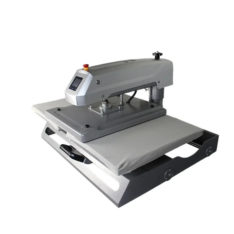 40X60 automatic pressing and hot drilling heat transfer machine washing clothing label ironing