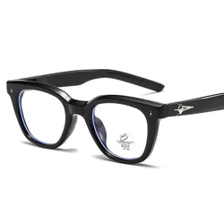 New Fashion Frames for Women Glasses Korean Style Square Shape Men's Glasses Frame Anti Blue Light Glasses Women