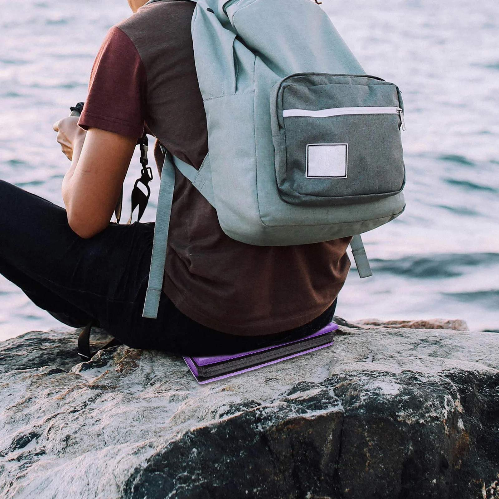 

Foldable Outdoor Sitting Mat 35G Xpe Cushion for Camping Hiking Travel Waterproof Double-Sided Use for Picnic Parks