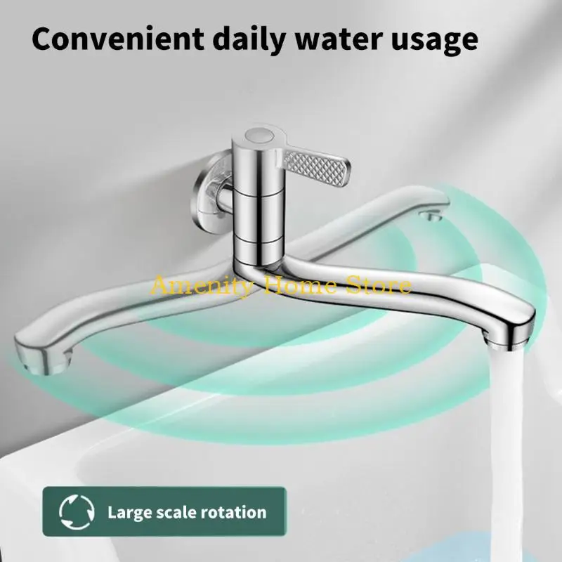 

F26C Ergonomic Handle Sturdy Brass Materials Faucet for Comfortable Everyday Use