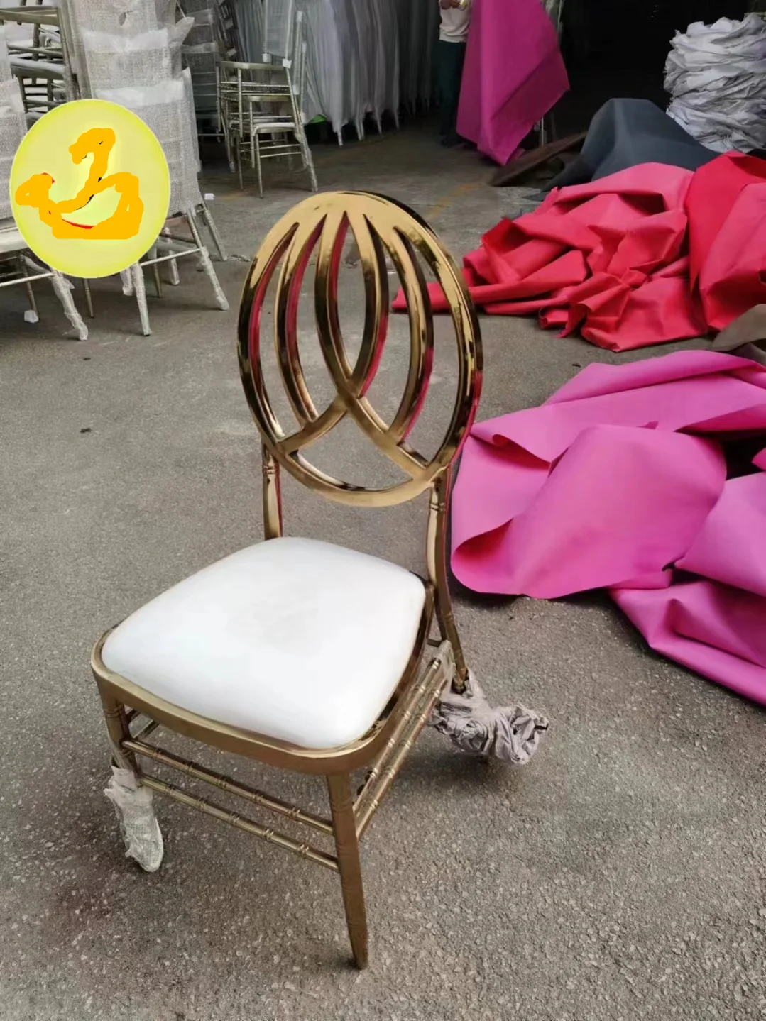 2022 Golden Modern Nail Salon Nail Chair Office Chair Leather Seat 5 Years of Use