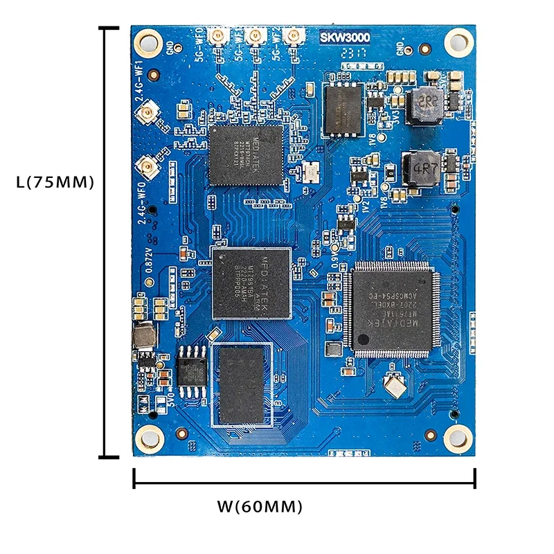 Módulo enrutador WIFI 6 AX3000Mbps MT7981A + MT7976C + MT7531AE, puerta de enlace de banda Dual, IOT, WIFI6