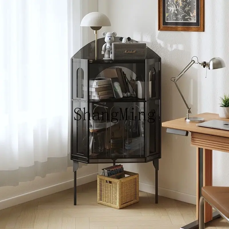 

FG light luxury corner storage triangular cabinet dining side storage living room sofa side cabinet corner storage cabinet