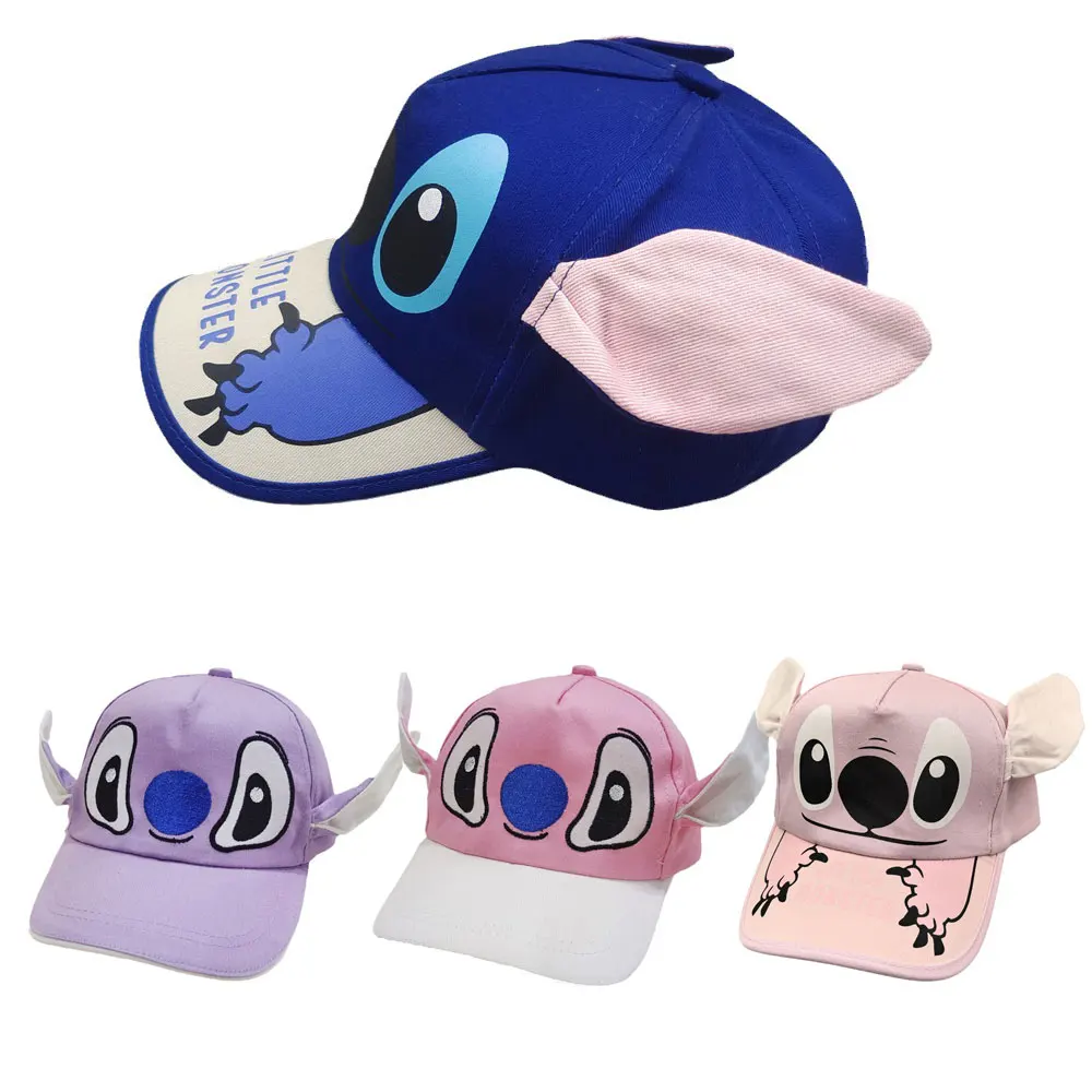 

Star and Stitch Baseball Cap Summer Adjustable Sun Hat Cute Retro Cartoon Anime Hat Boys and Girls Hat Adult Gift