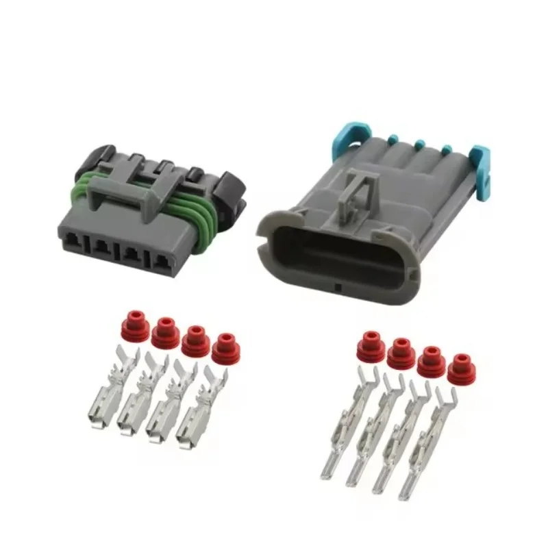 

4 Pin Automobile connector Metri-Pack 280 Series Blower Motor Resistor Plug 12129600 12129565 15306069 For Buick Regal Delphi