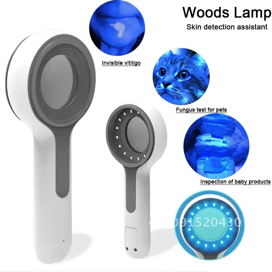 Woods Lamp Skin Analyzer For Skin UV Magnifying For Beauty Facial Testing Wood Lamp Light Skin Analysis Detection Personal Care