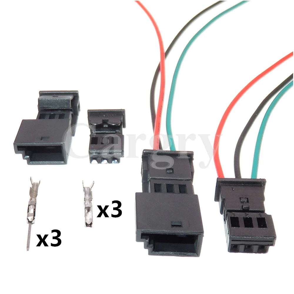 1 Set 3P 1-1718346-1 Car Starter Loudspeaker Atmosphere Lamp Socket 1-968700-1 1355620-1 Automotive Rainfall Sensor Wire Plug