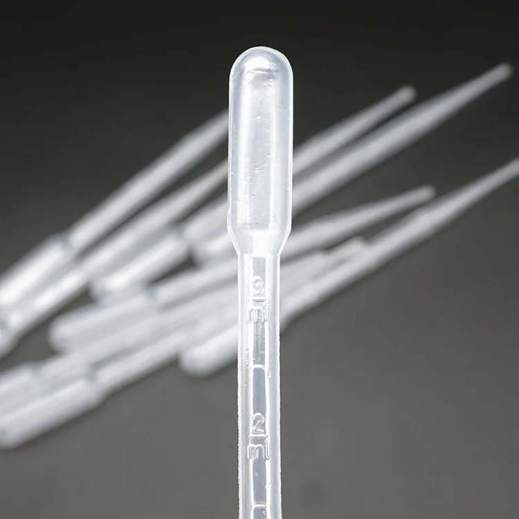 Hot Sale 10/50pcs 3ml Capacity Plastic Transparent Disposable Transfer Pipettes Eye Dropper Lab Chemicals Experiment Supplies