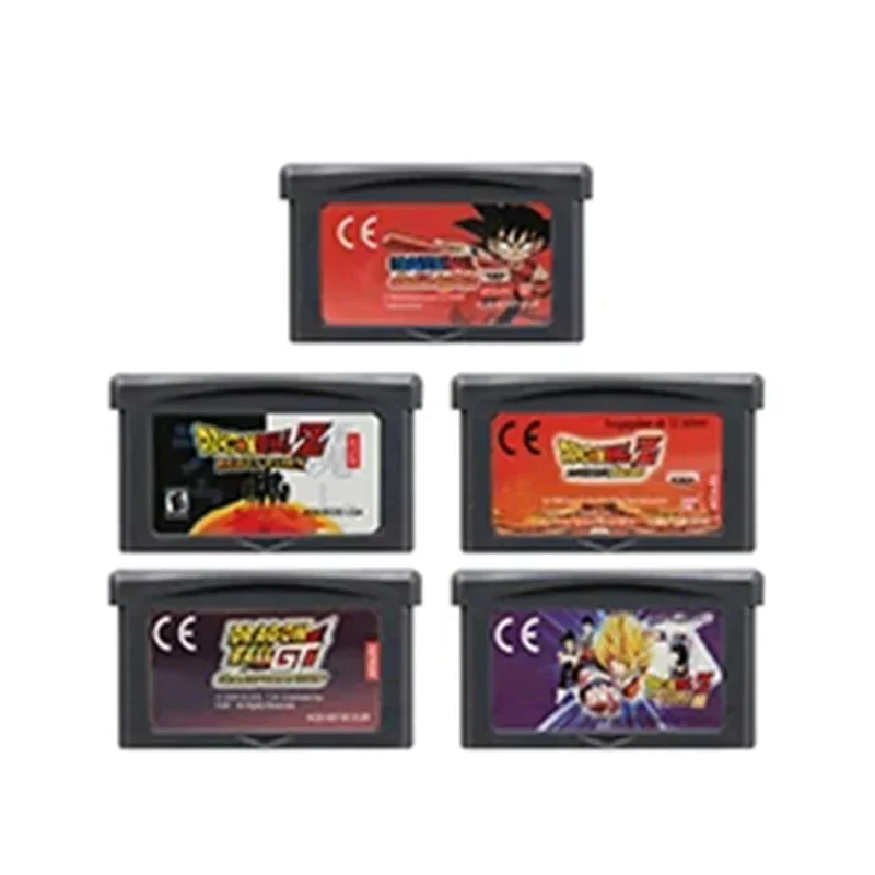 GBA Game Cartridge 32 Bit Video Game Console Card Ball Series Advanced Adventure Supersonic Warriors Buu\'s Fury For GBA NDS