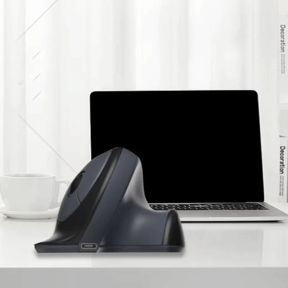 Mouse ottico ergonomico wireless 2.4G Bluetooth Mini mouse verticale dual-mode DPI Mouse da gioco per donna regolabile da ufficio