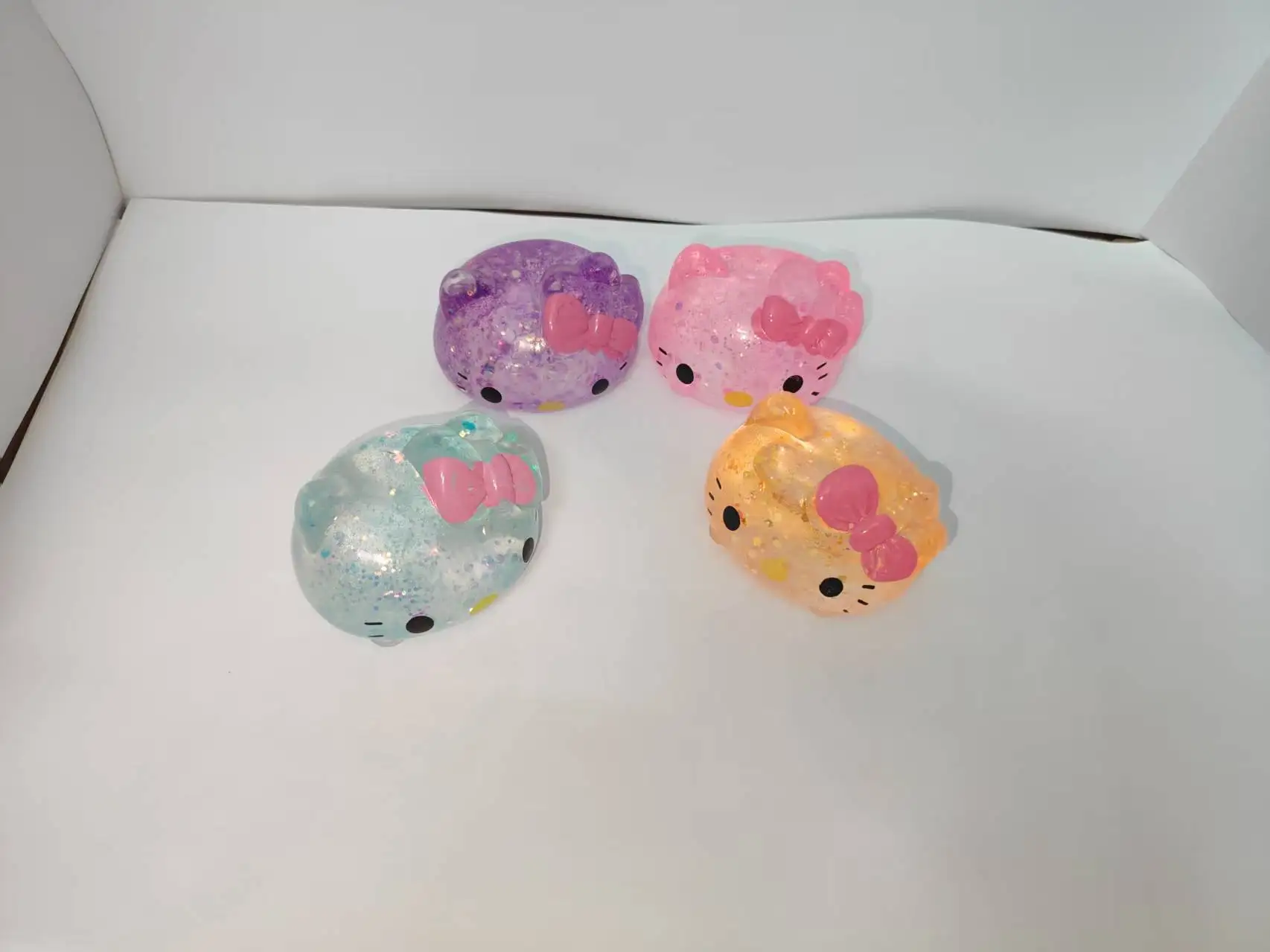 New Hellokitty Squishy Toy with Maltose Slow Rising Stress Relief Fidget Ball Soft Squeeze Toys Relieving Anxiety