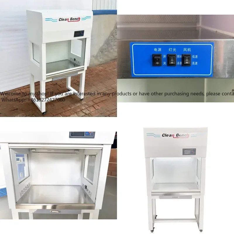 JPX0193 Mobile Workstation for Lab Industry Microbiology Laminar Flow Cultures Cabinet HEPA Filters Steel Workbench Furniture