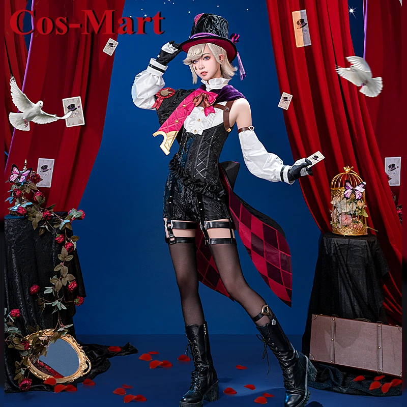 

Cos-Mart Hot Game Genshin Impact Lyney Cosplay Costume Sweet Nifty Lovely Combat Uniform Activity Party Role Play Clothing New