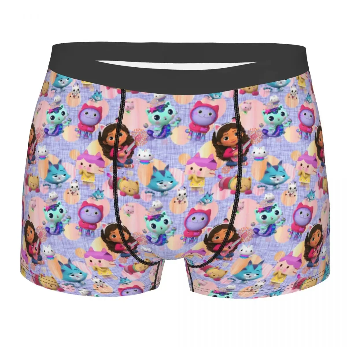 Custom Gabby And Friends Pattern Boxer Shorts For Homme 3D Printed Underwear Panties Briefs Stretch Underpants