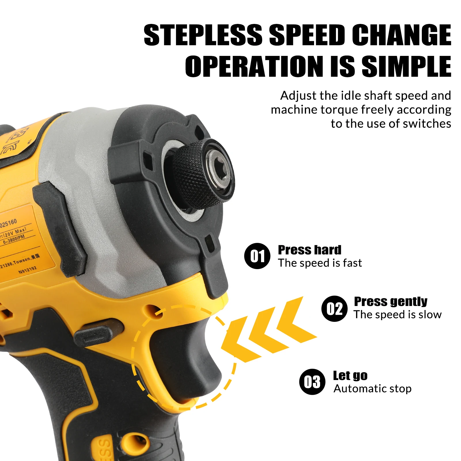 DeWalt Dcd805 Dcf850 DWBAG Lithium Brushless Motor Screwdriver Electric Screwdriver Electric Hand Drill Impact Drill image 4