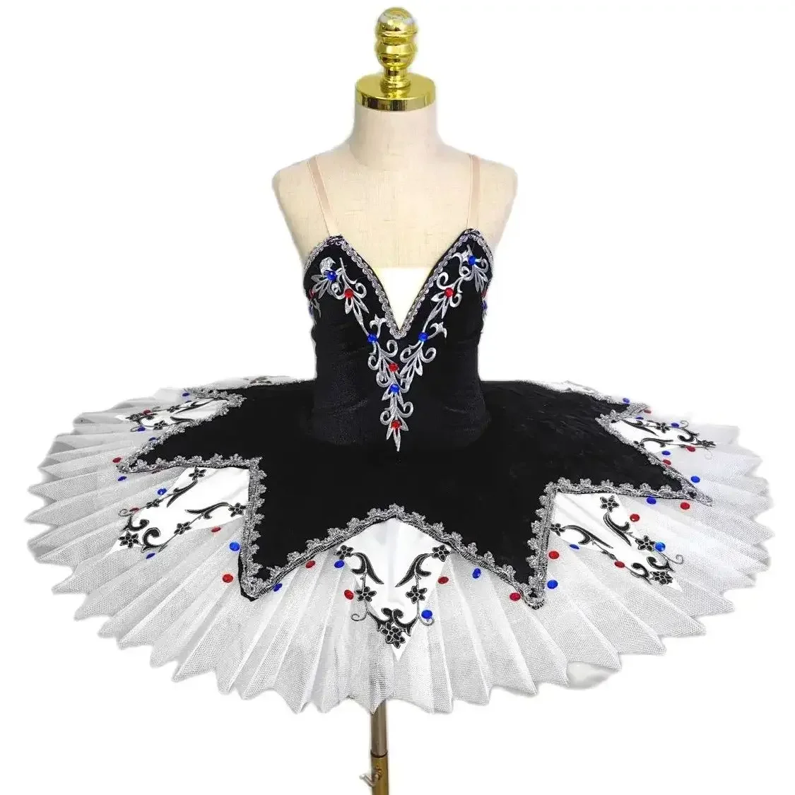 New Arrived Children's Ballet Tutu Skirt Costumes White Swan  Performance Clothing Leotards for Girls