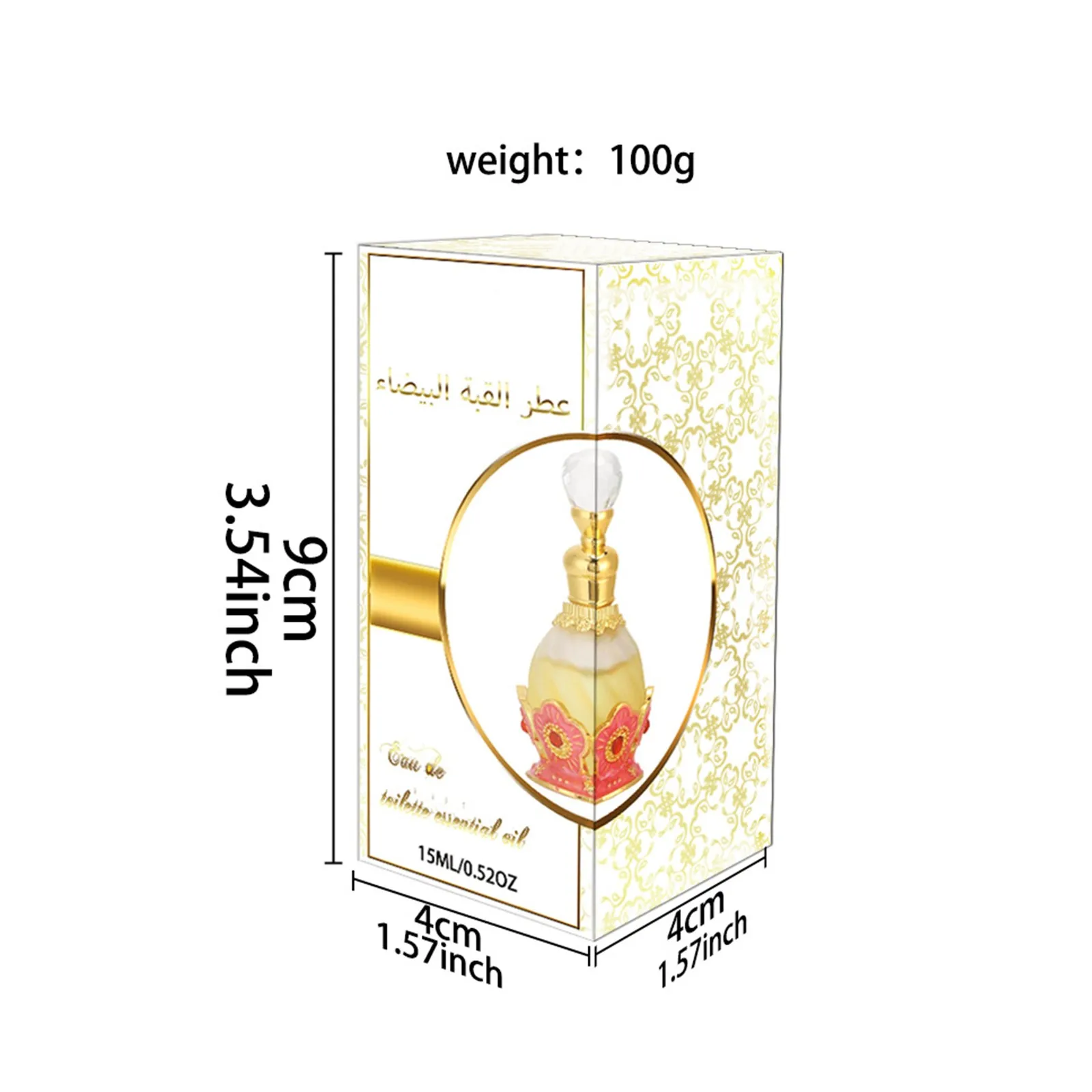 Exotic Rose Scented Perfume Unleash Your Alluring Charm 15ml Middle Eastern rose fruit perfume Light and lasting perfume