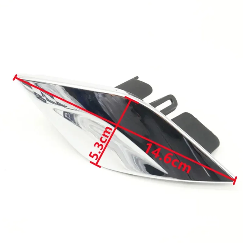 

Excellent-1Pair Front Headlight Washer Nozzle Cover 673008001 673008002 For Maserati Quattroporte 2014-2017 Headlight Cap Plate