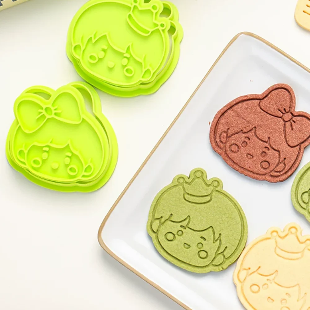 First Birthday Celebration Theme Cookie Stamps DIY Baking Cookies Cute Design Cookie Mold Homemade For First Birthday Party