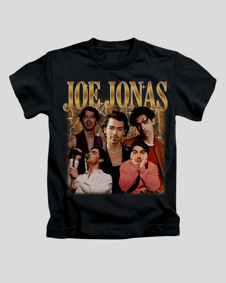 تي شيرت جو جوناس ميرش ميمي صيفي قطني للرجال والنساء تي شيرت بأكمام قصيرة ملابس خروج كبيرة الحجم غير رسمية عصرية هاراجوكو #1