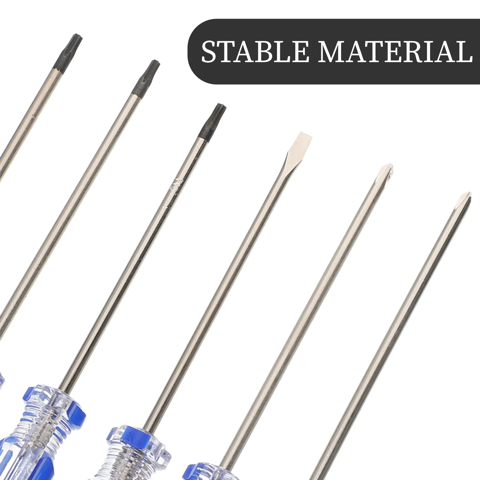 

6Pcs Repair Screwdriver Tool Set Small Hole Tip Precision Screwdriver Kit Compact Portable for DIY Home Fixing