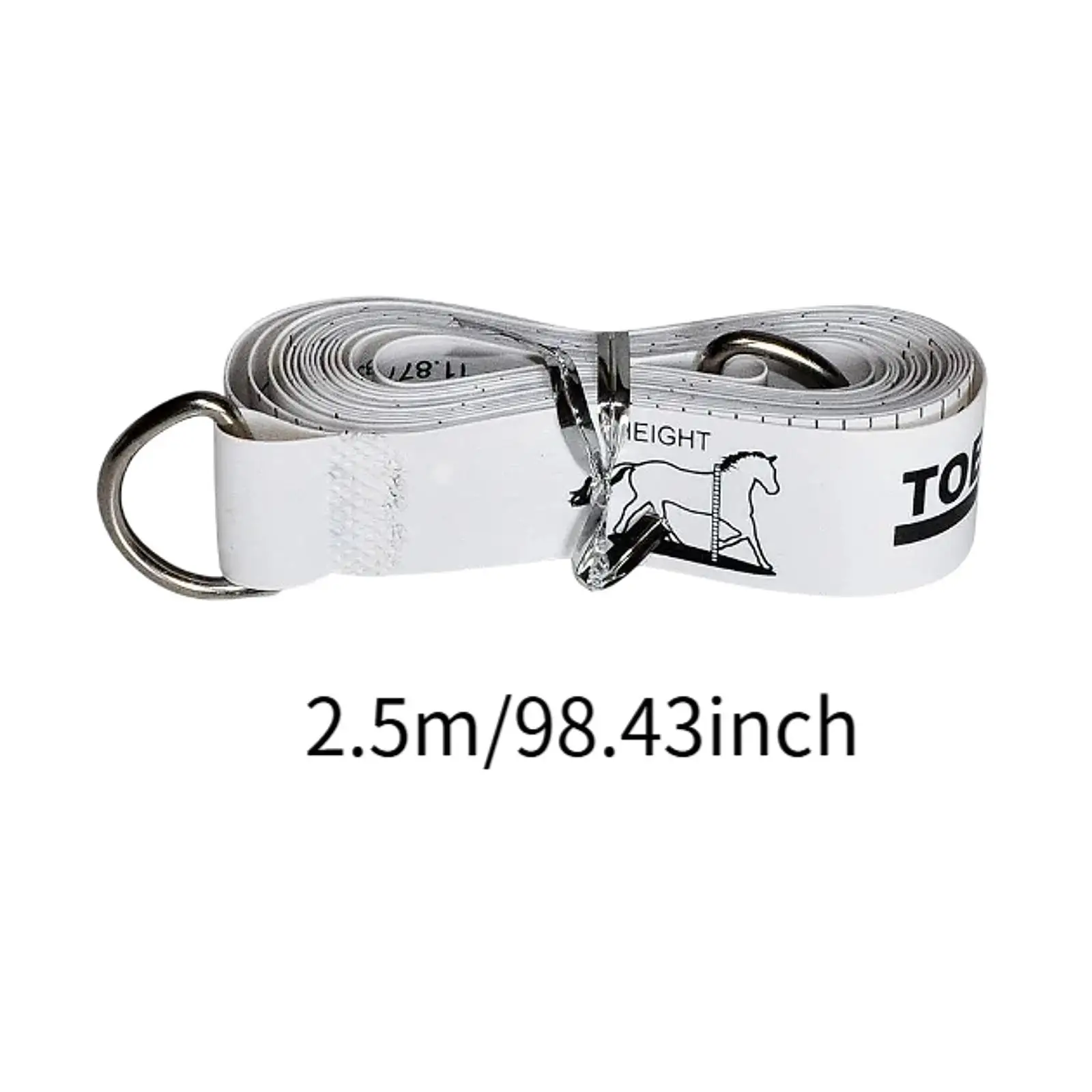 말 높이 무게 측정 테이프 부드러운 가슴 높이 측정 테이프 측정 도구 조랑말 가축 농장 동물 돼지 용 2.5 M