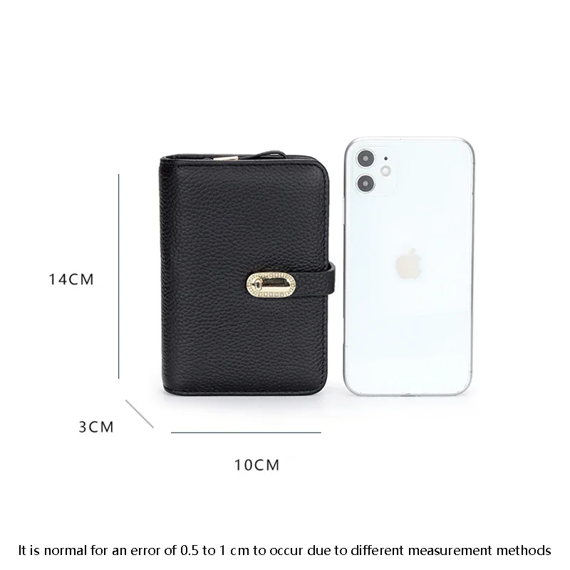 محافظ نسائية محفظة جلدية بطاقة الائتمان حزمة بطاقة فاخرة 2023 ماركة جلد طبيعي محافظ نسائية مصمم جديد للسيدات قصيرة