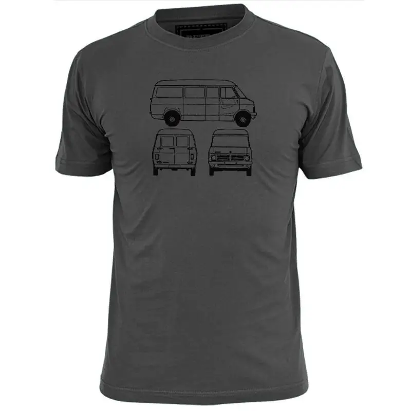 Mens 1970's Bedford Van T Shirt Retro Work Vehicle