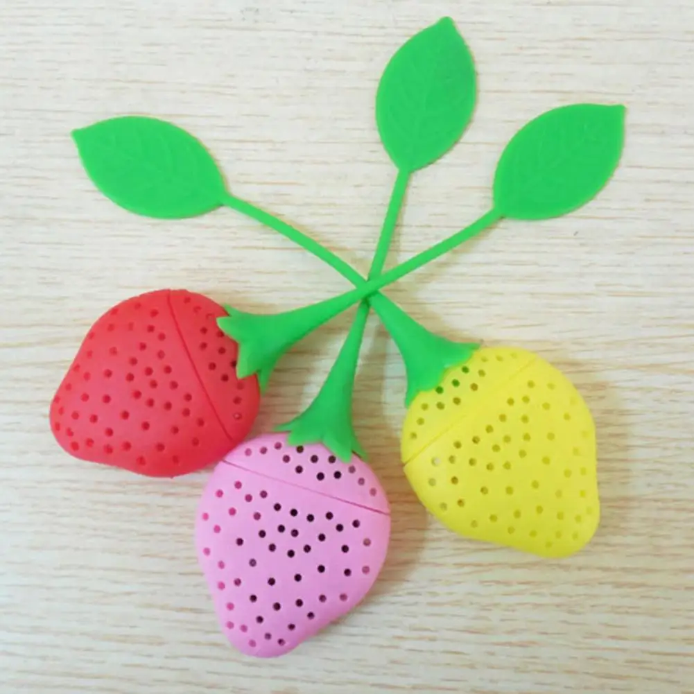 Creative Tea Strainer Lemon Shaped Silicone Teaware Tea Leaf Strainer Diffuser Teapot Tool Tea Filter Tea Infuser Tea Supplies