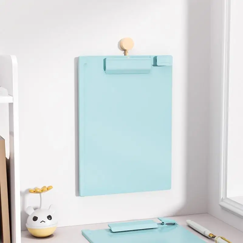 

Foldable Acrylic Clipboard Writing Board with Pen Clip for Office School Supply