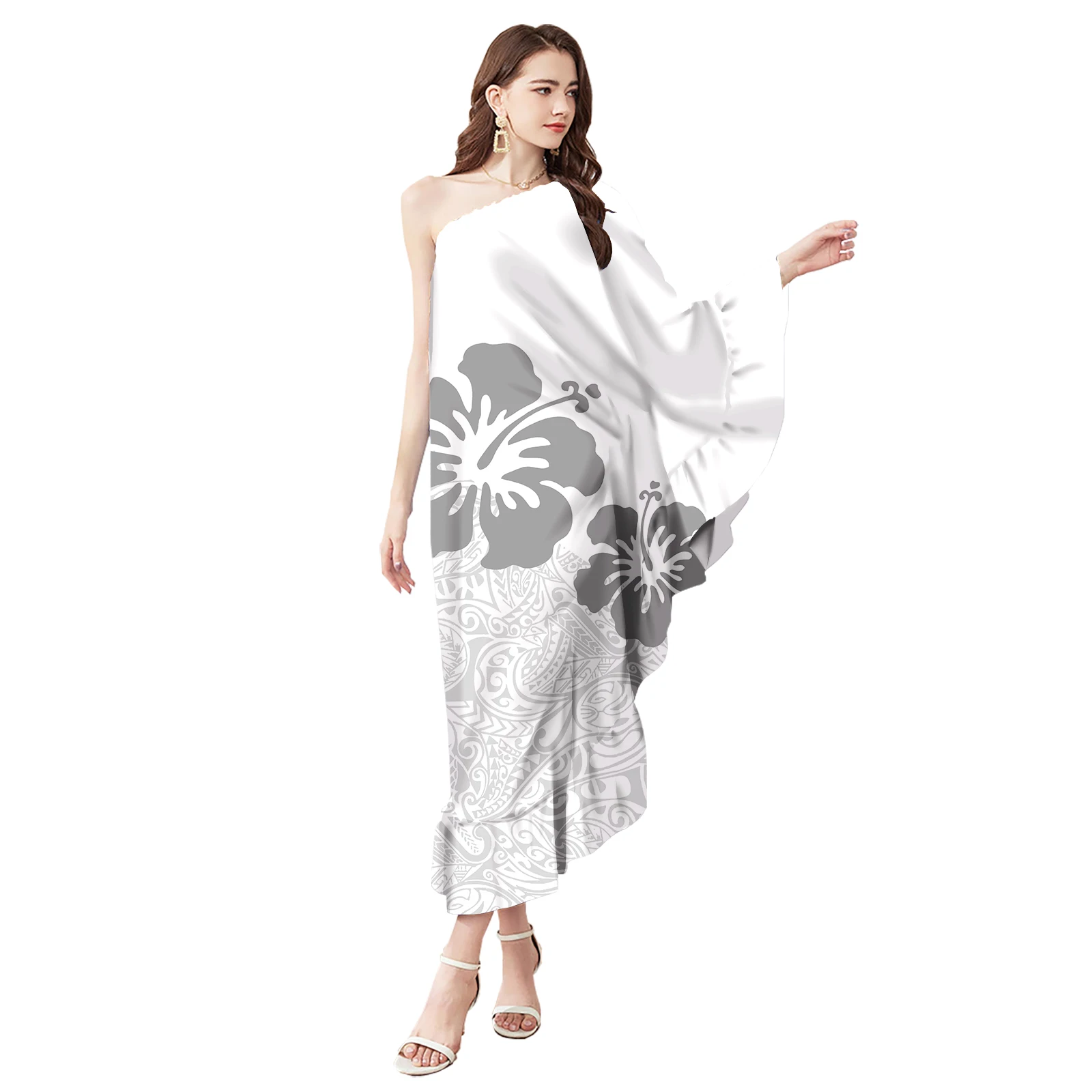 New Arrivals 2024 Summer Clothes For Women Elegant Evening Dress Luxury Vintage Polynesian Samoa Tattoo Tribal Design Dress