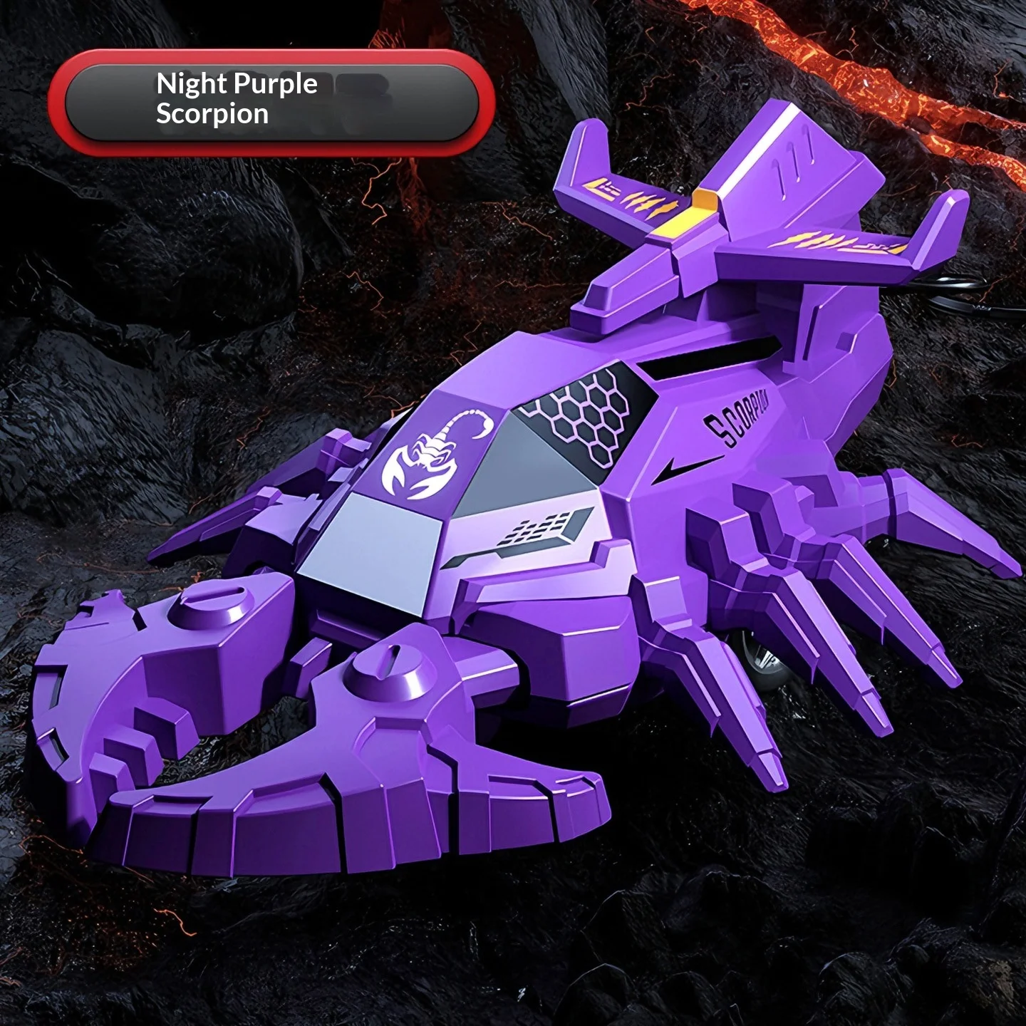 Children's toy car inertia mechanical stunt rotating scorpion car anti drop inertia scorpion model car small gift toy